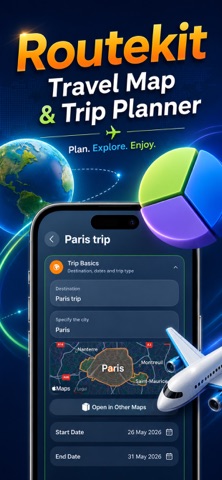 Routekit: Travel Planner & Map Screenshot 1 of 5
