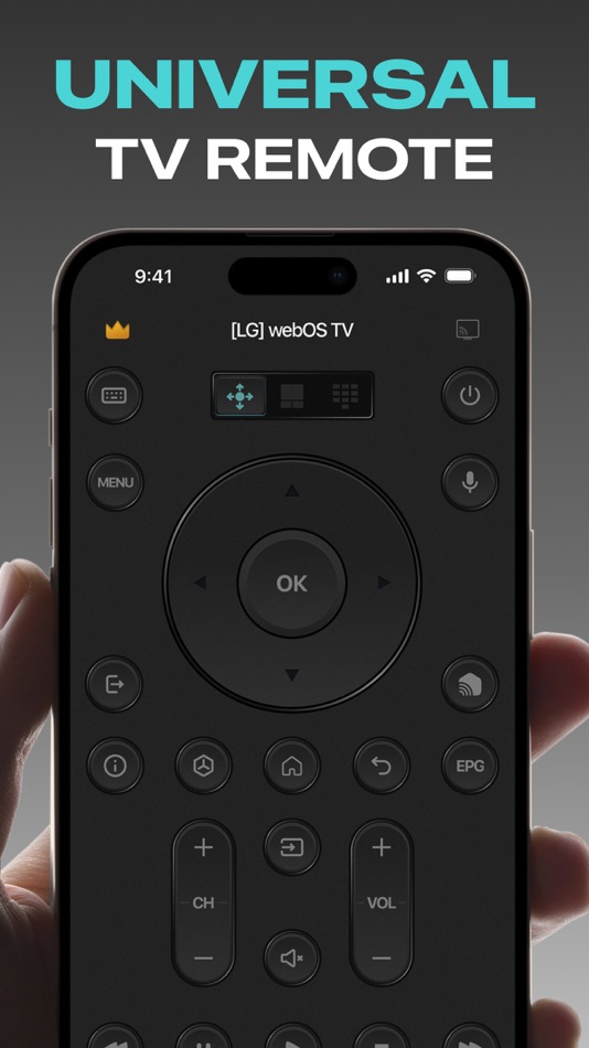 #2. #1 Universal Remote TV Control (iOS) Podle: Buklya LTD