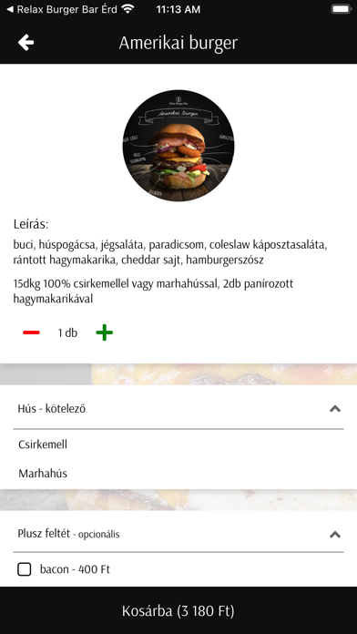 Relax Burger Bar Screenshot