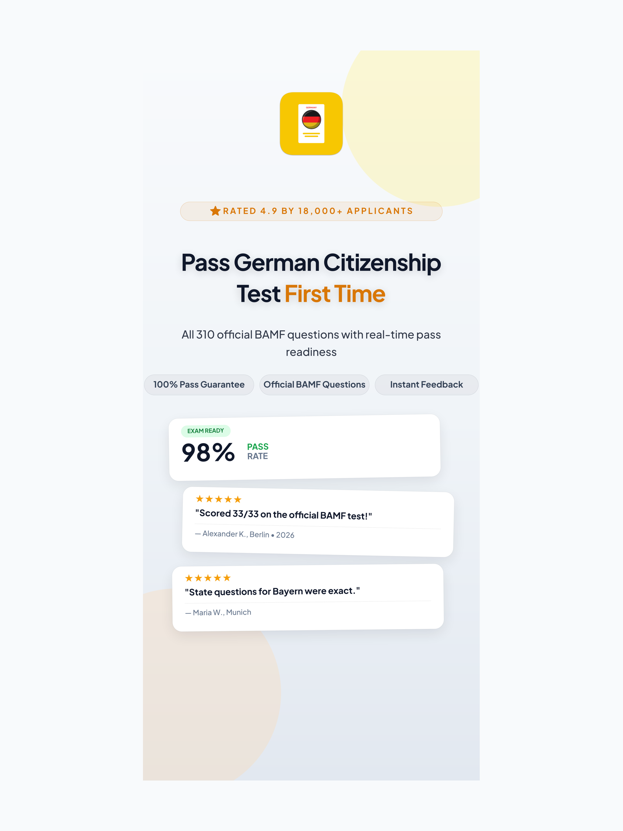 Germany Citizenship Test 2026 screenshot 11