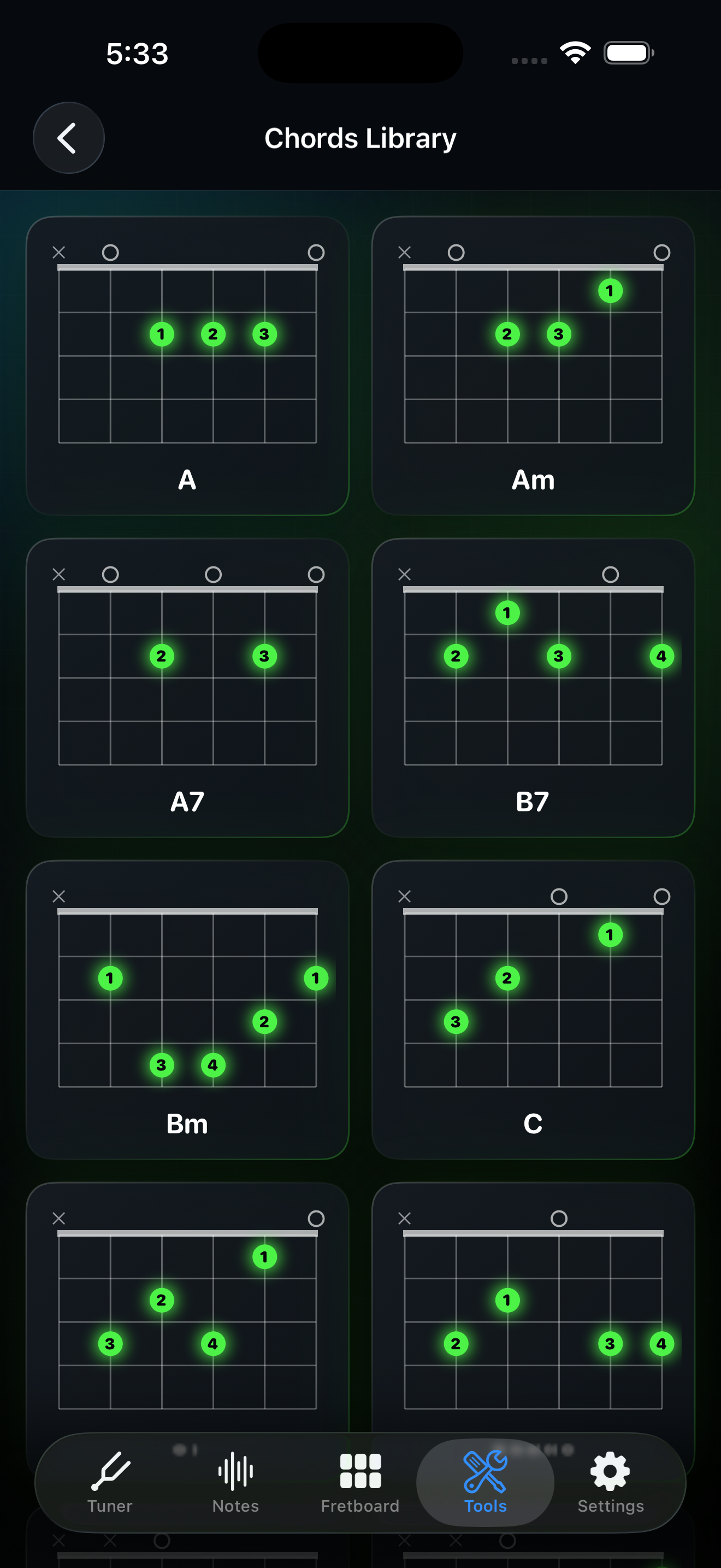 FretSee: Guitar Tuner & Notes screenshot 4