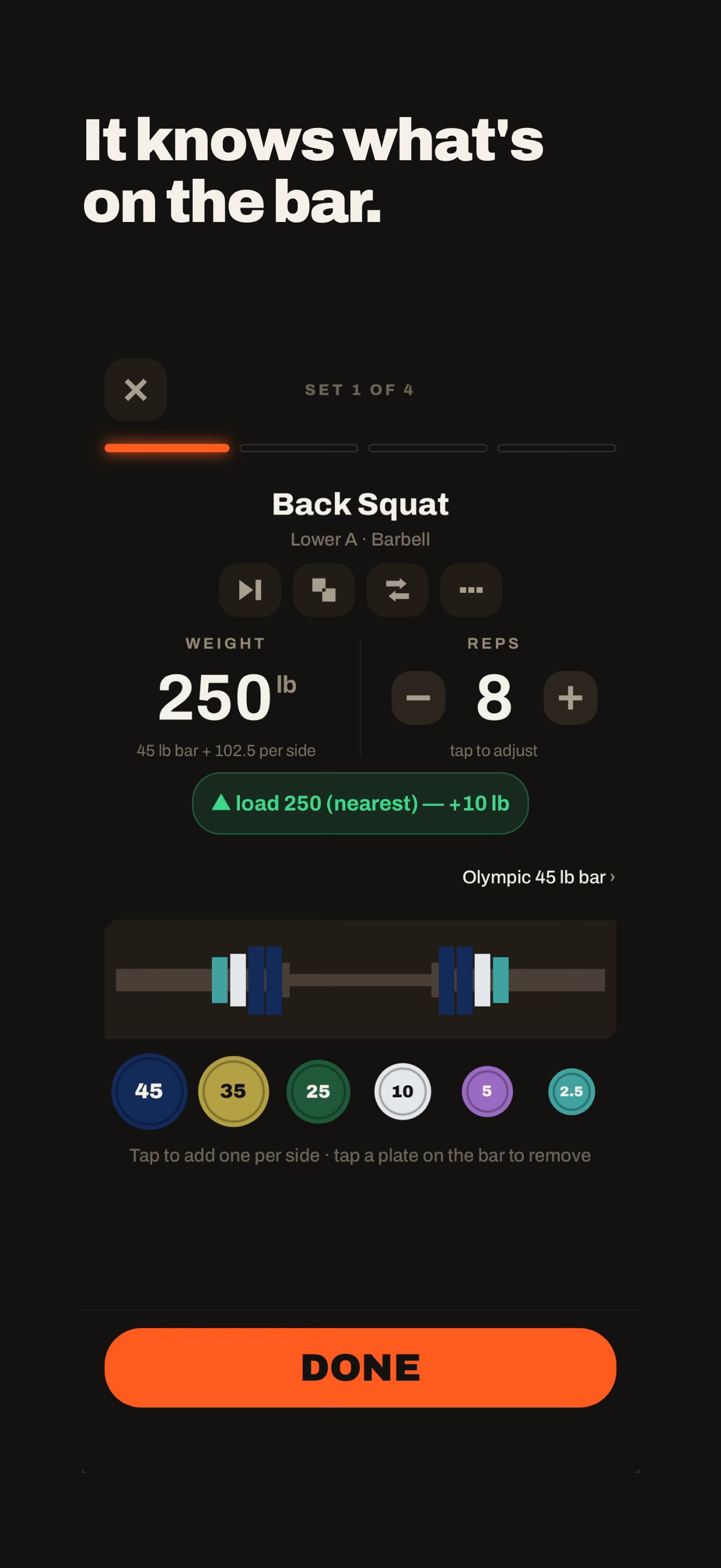 Screenshot 1 of Knurled: Gym & Lift Log