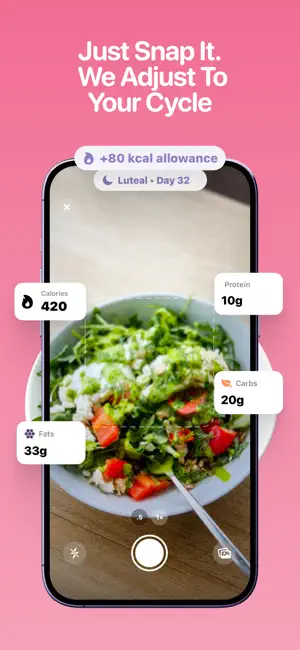 CalGlow-Women Calorie Tracker screenshot 2