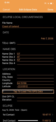 Solar Eclipse Timer Screenshot 9 of 10