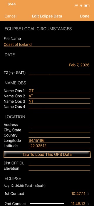 Solar Eclipse Timer Screenshot 9 of 10