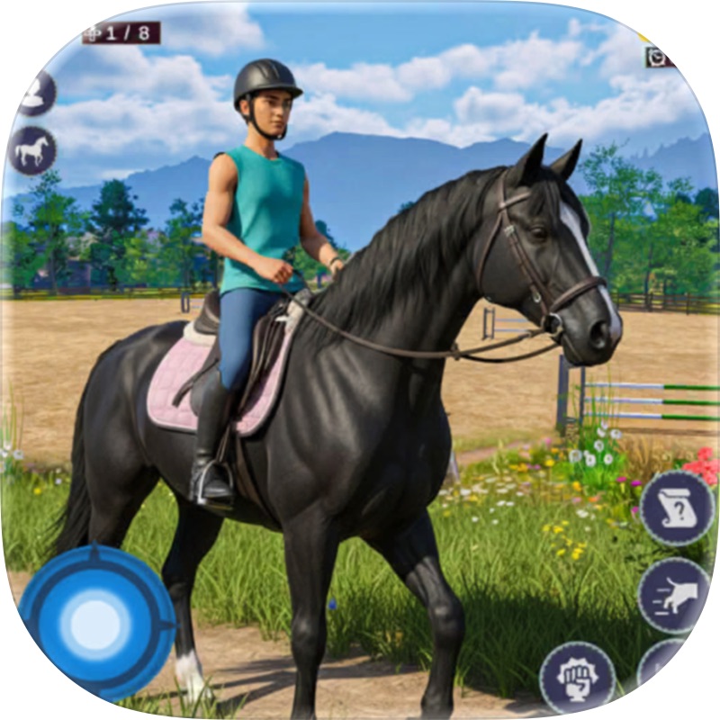 Wild Horse Stable Race Fun Sim screenshot 10