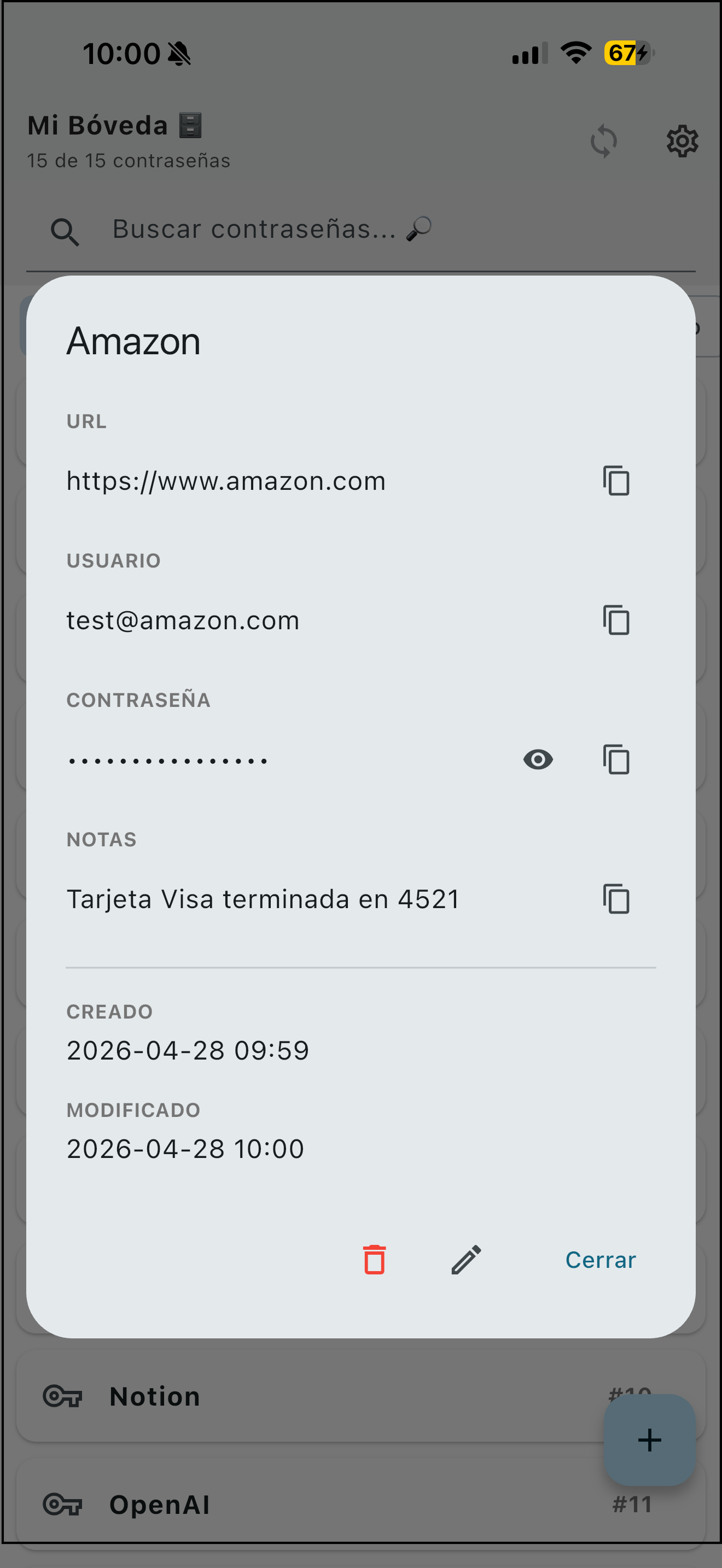 My Pass Vault. screenshot 6