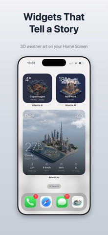 Atlantis AI - 3D Weather App iPhone screenshot 3