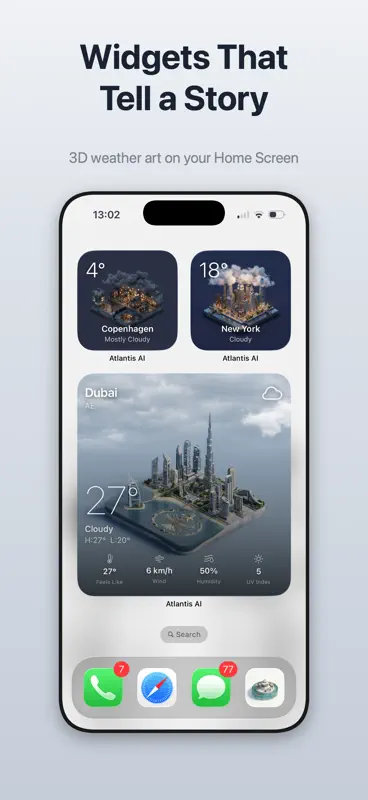 Atlantis AI - 3D Weather App screenshot 3 of 5