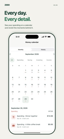 Zido: Visual Expense Tracker Screenshot 5 of 6