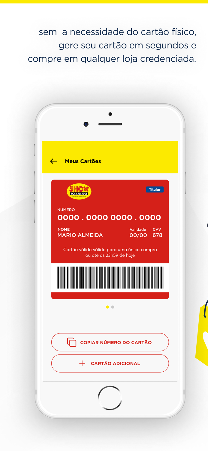 Cartão Show dos Calçados