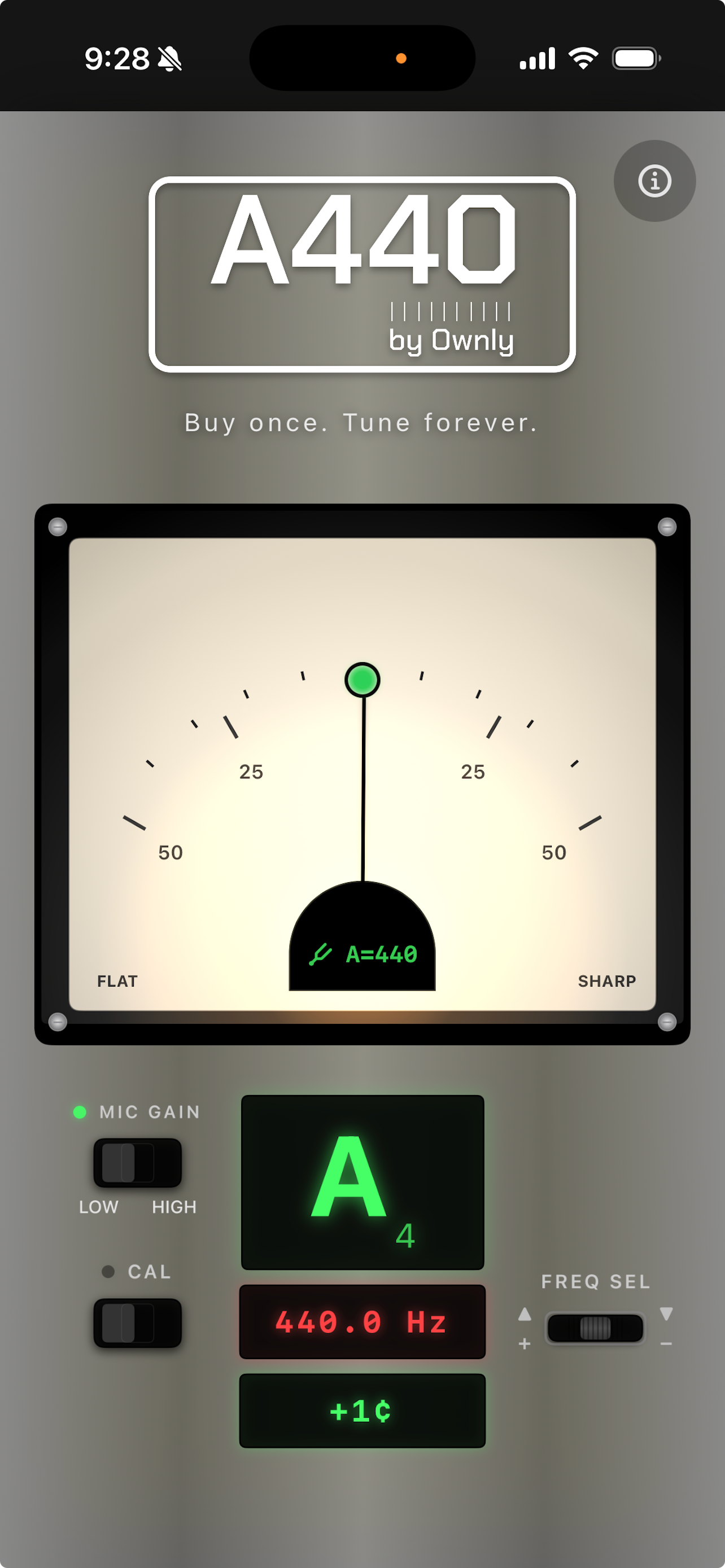 A440 Tuner by Ownly