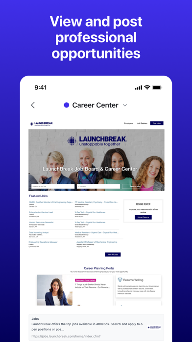 LaunchBreak iPhone screenshot 4 - Social Networking app