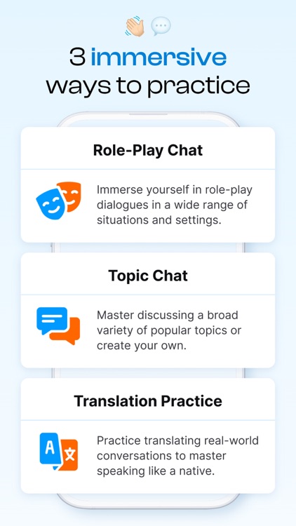 AI Language Practice - Bubblz