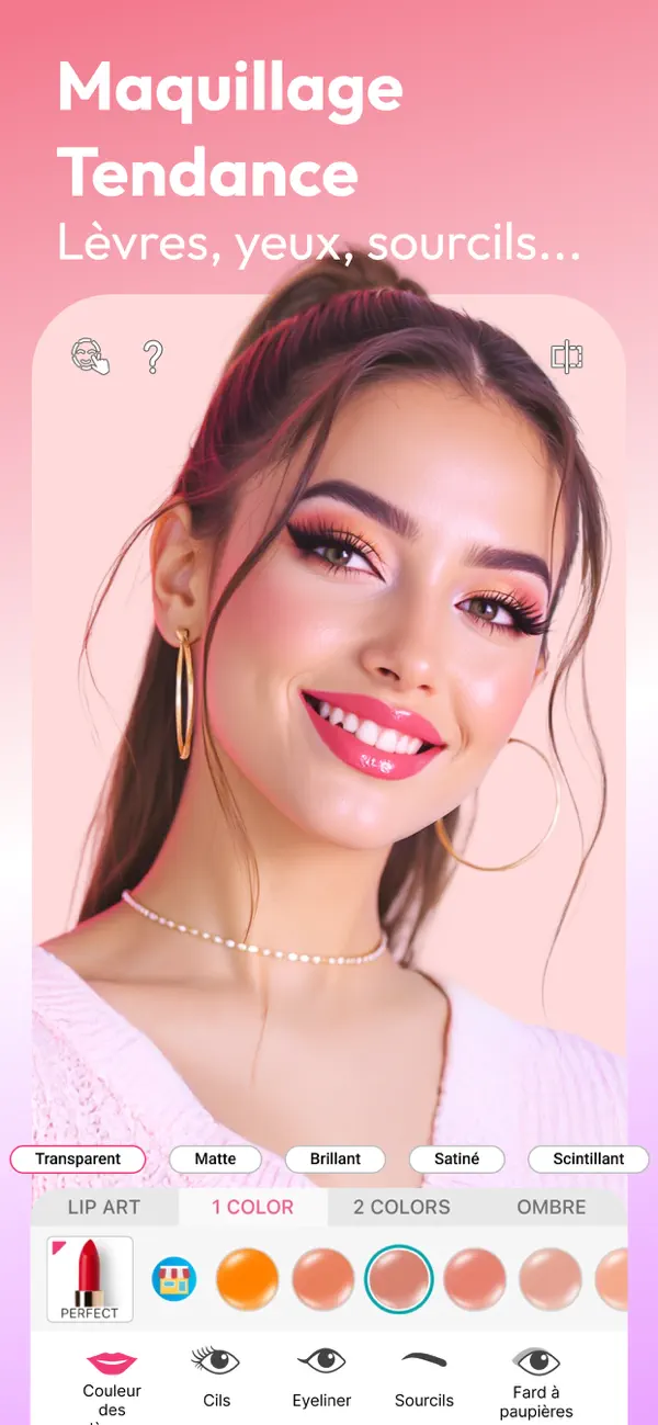 Screenshot #1 pour YouCam Makeup : Éditeur Beauté