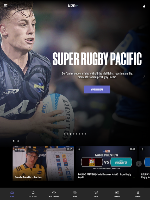 NZR+ iPad screenshot 2 - Sports app