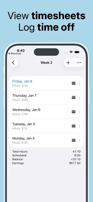 Punch time clock - Flexishift screenshot 3