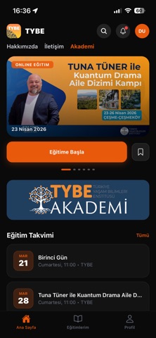 TYBE Akademi screenshot
