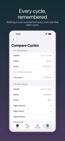 IVFVault: IVF & IUI Tracker screenshot