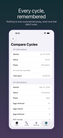 IVFVault: IVF & IUI Tracker Screenshot 5 of 7