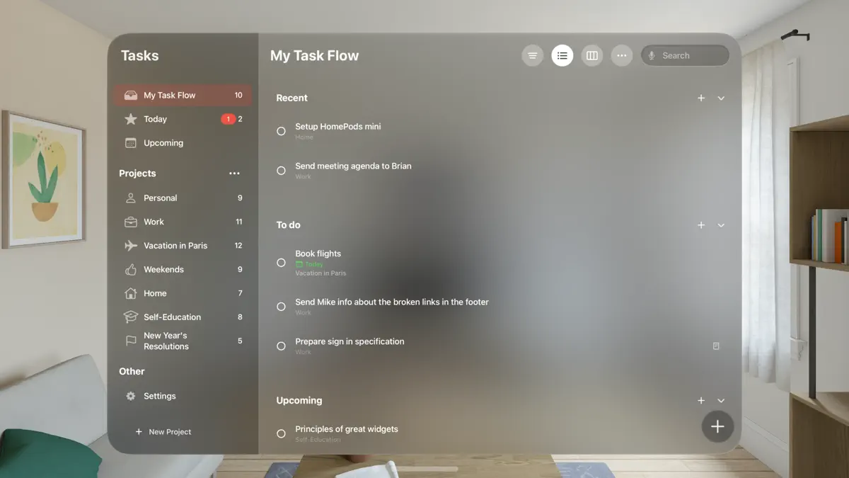 Task Flow: Tasks & Checklists screenshot 1