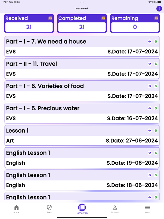Screenshot #5 pour CBE Student Parent
