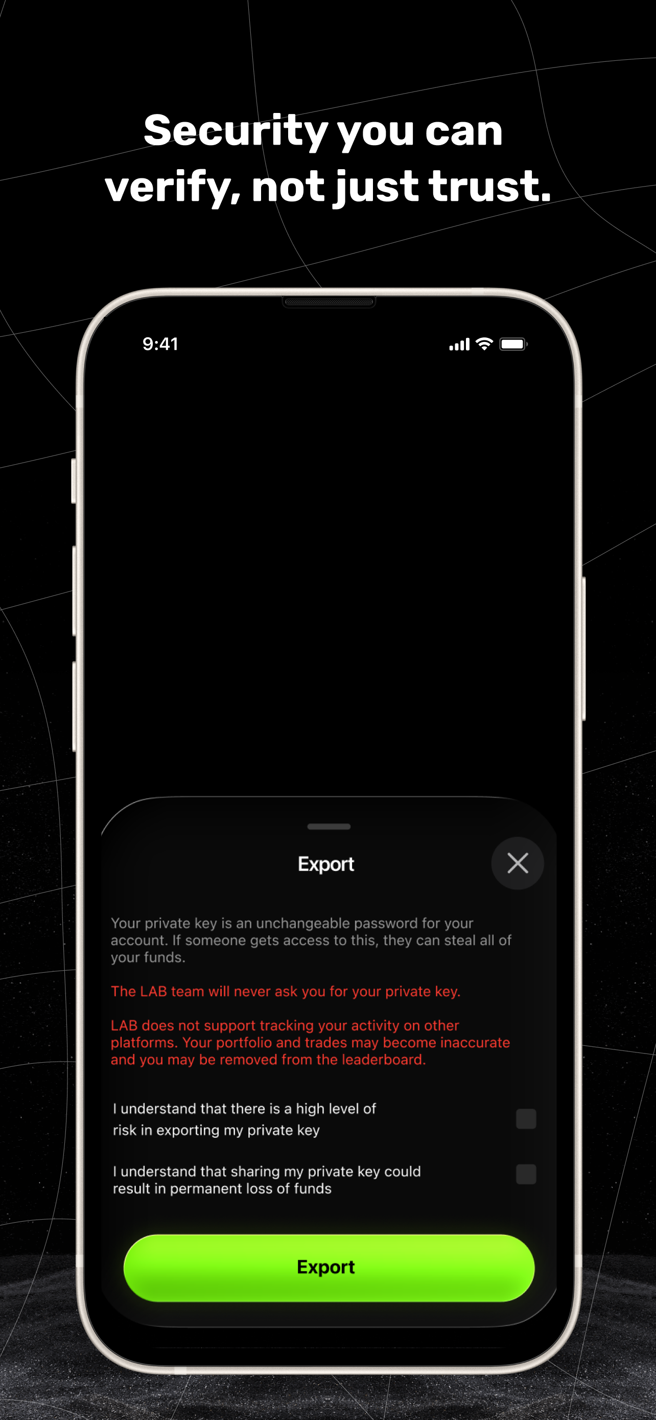 LAB - Social Crypto App screenshot 8