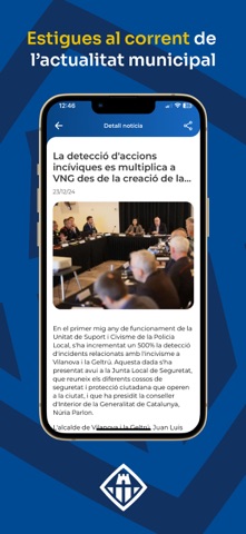 Vilanova i la Geltrú APP screenshot