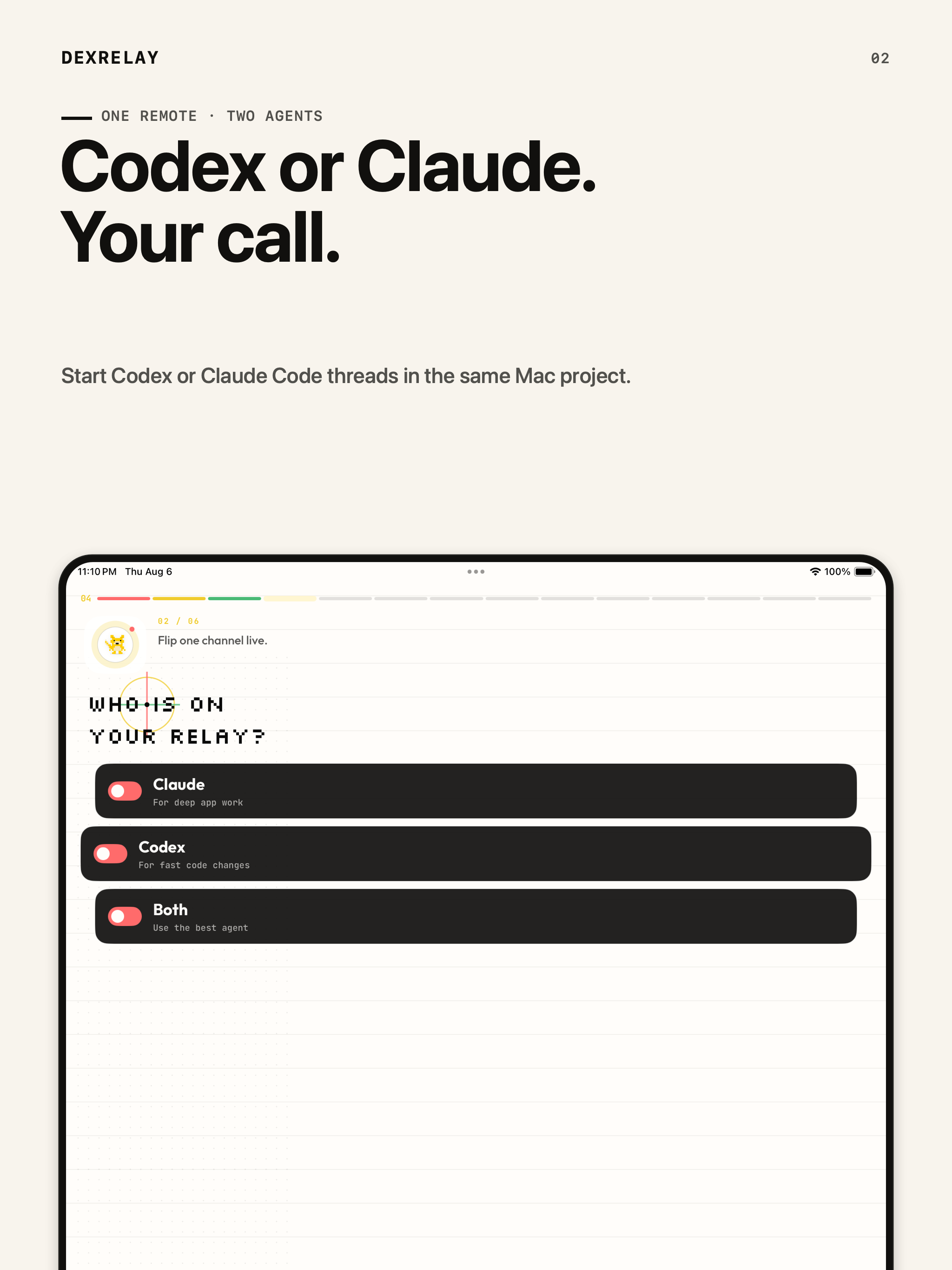 DexRelay: Claude Code & Codex screenshot 8
