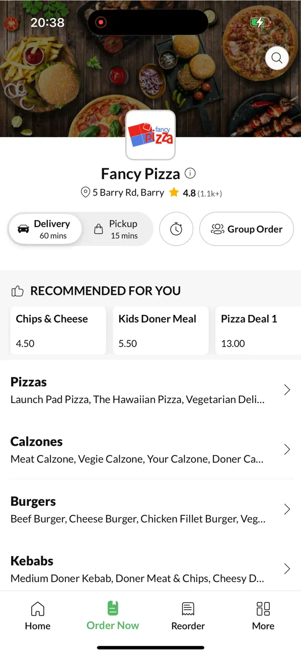 Screenshot #2 pour Fancy Pizza Barry