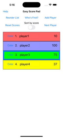 Easy Score Pad Screenshot 1 of 4