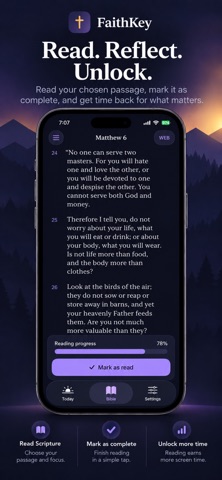 FaithKey: Bible App Blocker 截图