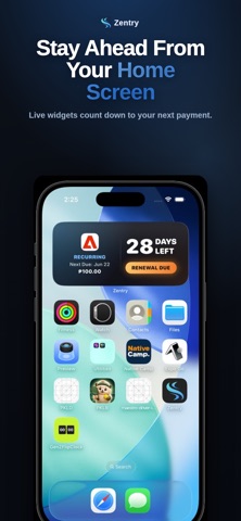 Zentry：订阅管理与提醒 screenshot