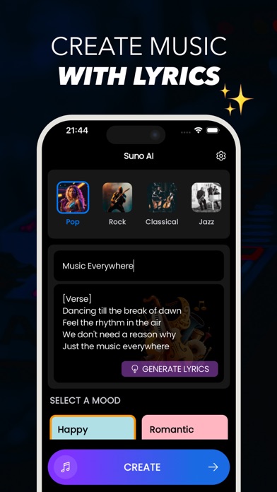AI Song & AI Music Generator Screenshot