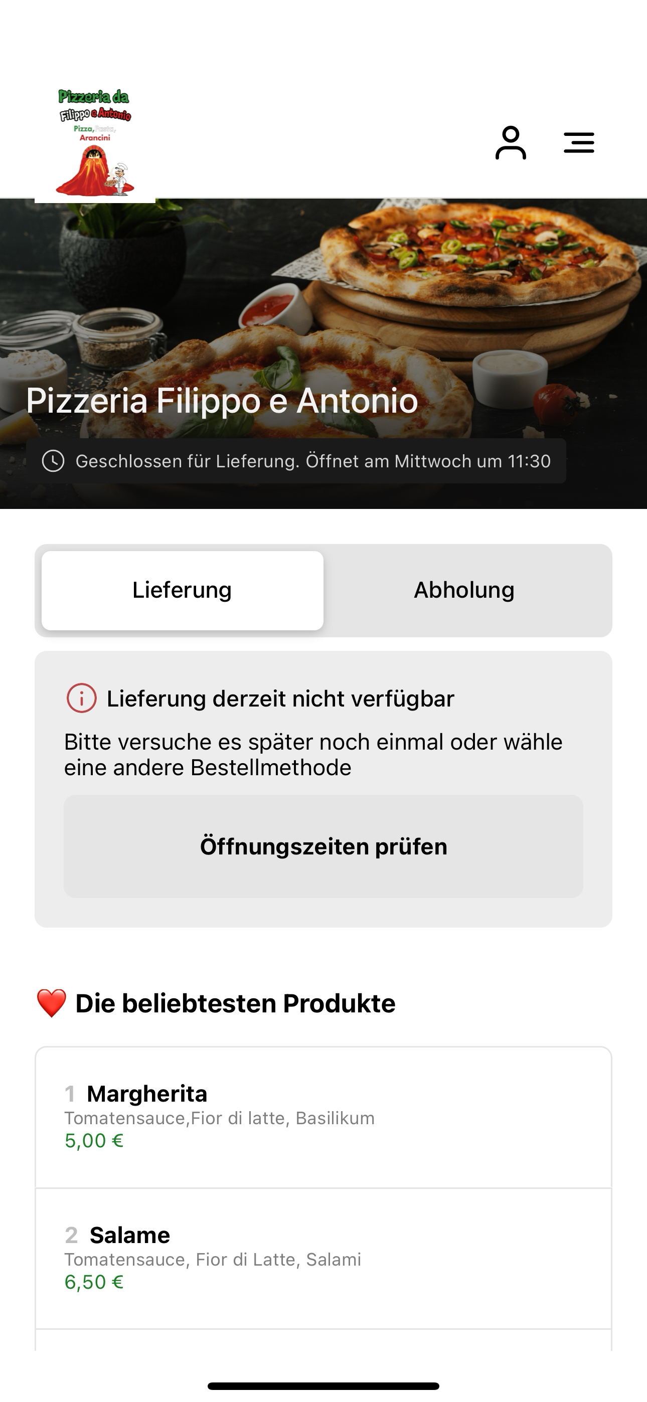 Pizzeria Filippo e Antonio screenshot 3
