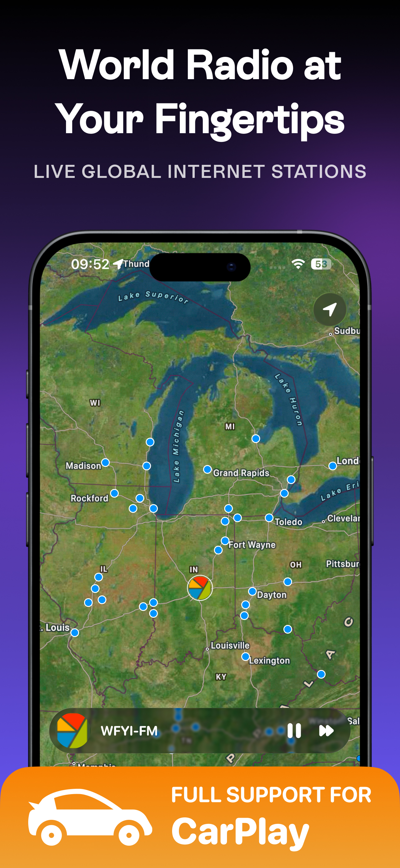 FM Radio: Live Music Stations screenshot 2