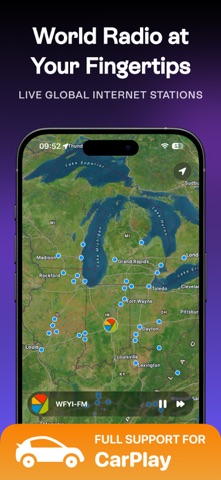 FM Radio: Live Music Stations iPhone screenshot