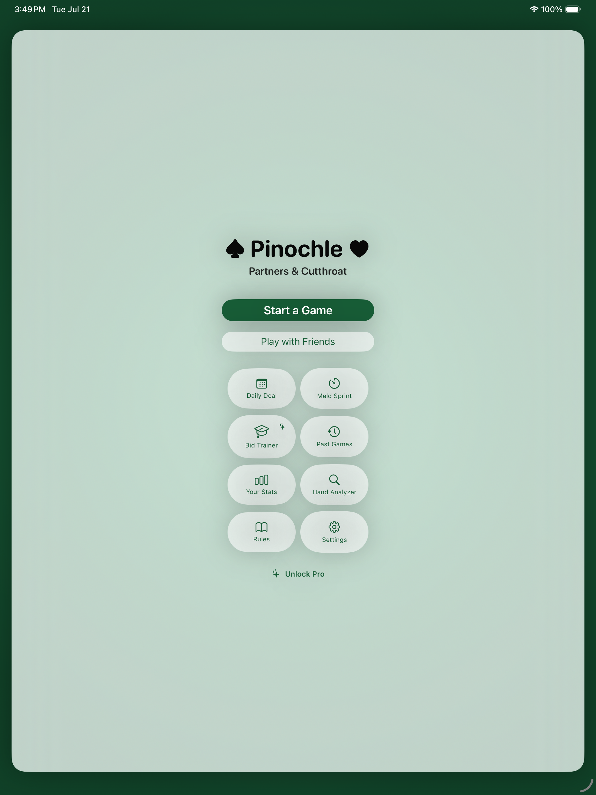 Pinochle: Partners & Cutthroat screenshot 9