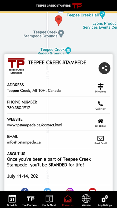 Screenshot 4 of Teepee Creek Stampede App