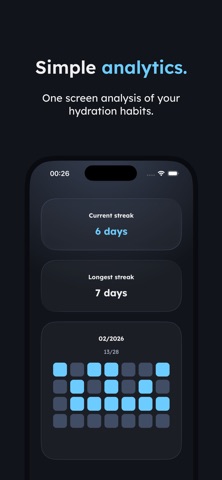 Sip - Simple Hydration Tracker Screenshot 2 of 4