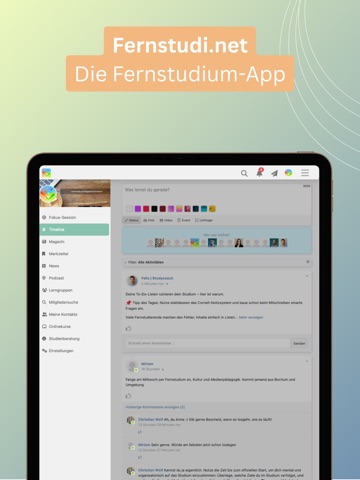 Fernstudi.net iPad screenshot