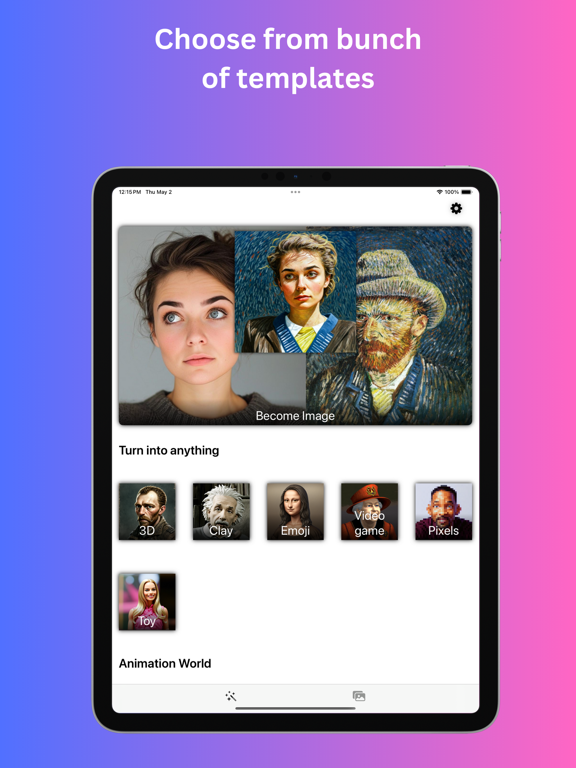 Future Baby Generator Pixom AI iPad screenshot 3 - Photo & Video app