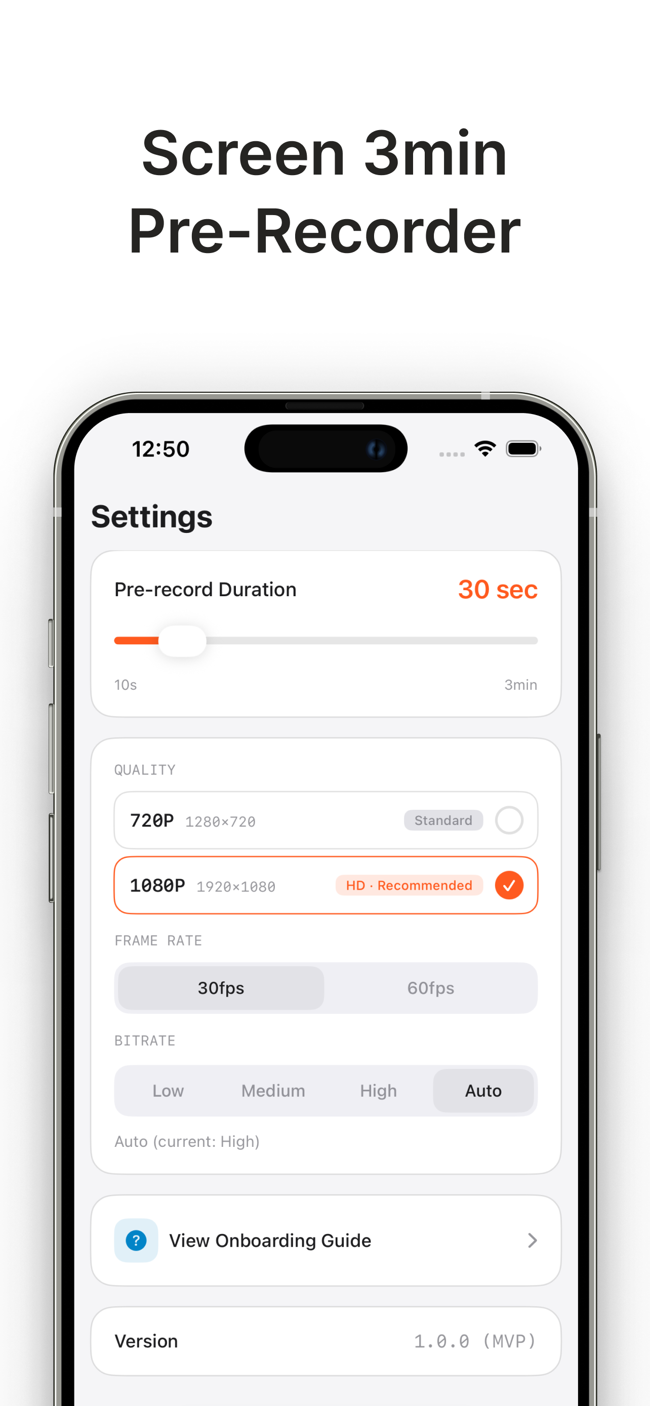 FlashClip–Screen Pre-Recording screenshot 2