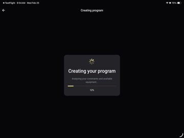 Element 26 Tr[Ai]ner Workout iPad screenshot