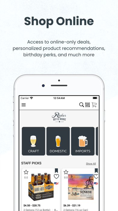 Rieker Bottle Works Screenshot 1 - AppWisp.com Rieker Bottle Works Screenshot 1 - AppWisp.com