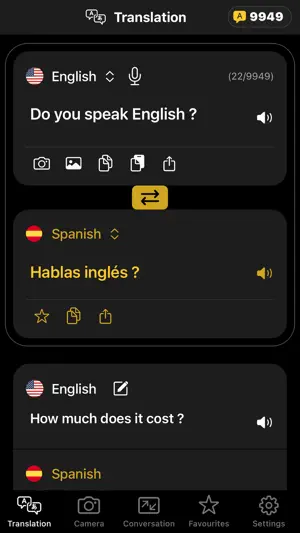 Voice language translator screenshot 1