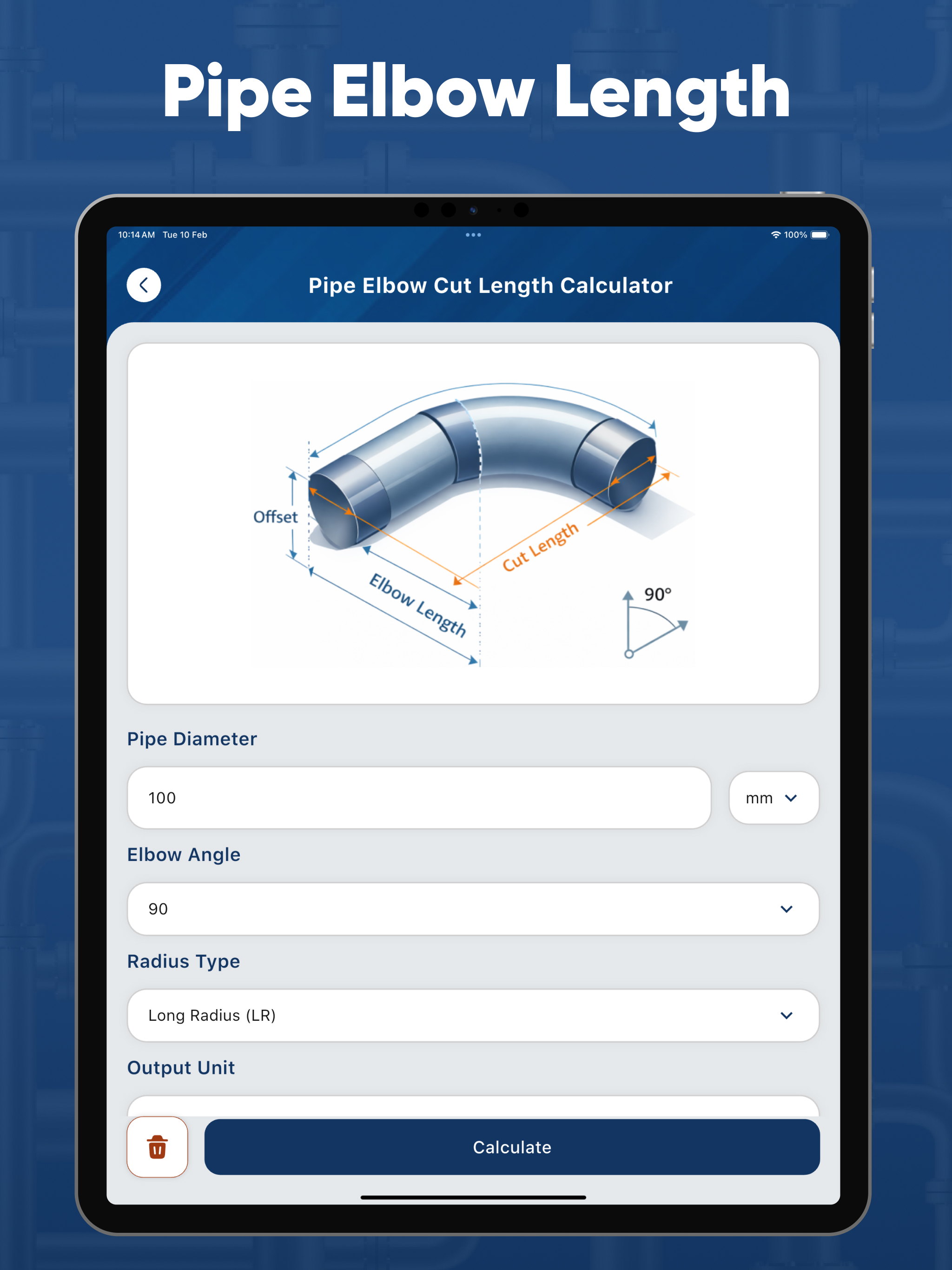 Elbow Calculator
