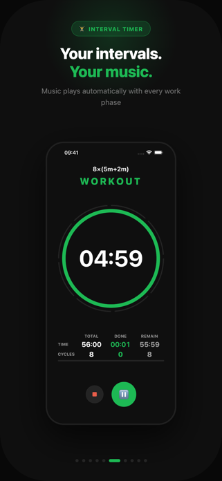 IntervalBeats — Timer & Music Screenshot 6 of 10