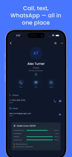 Contacts Cleaner: Merge, Clean iPhone Screenshot 5
