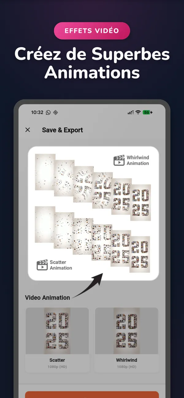 Screenshot #2 pour Phinsh - Collage Photo & Forme